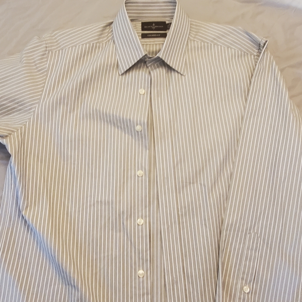 Black & Brown Long sleeve Button-down